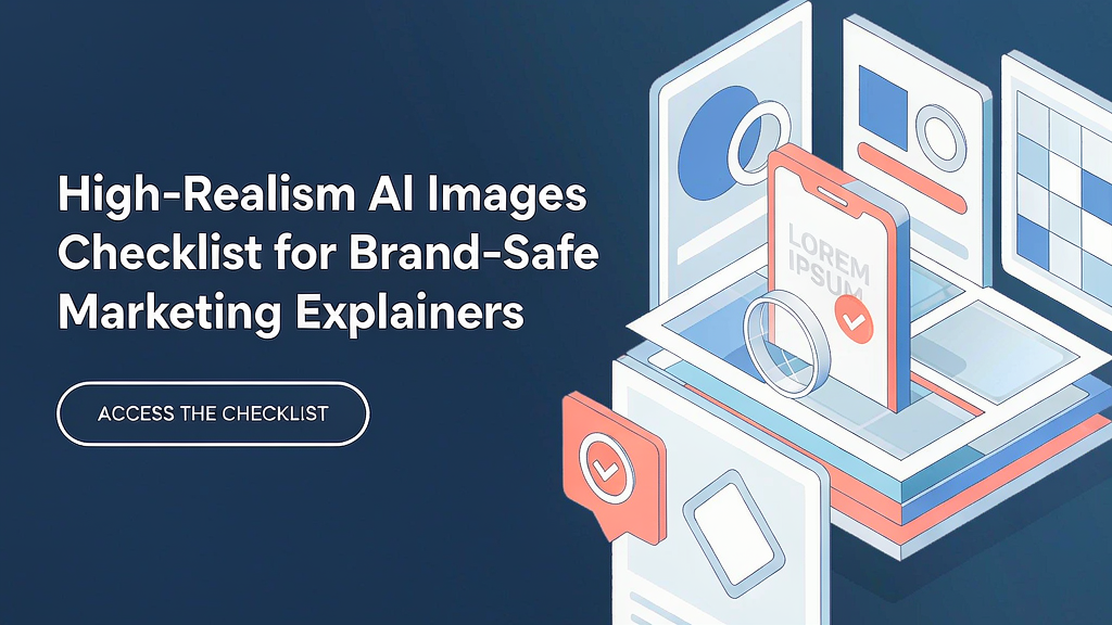 High-Realism AI Images Checklist for Brand-Safe Marketing Explainers