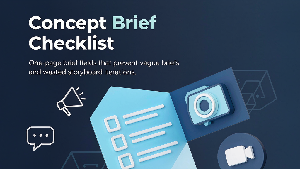 Concept Brief Checklist for Marketing Explainer Videos
