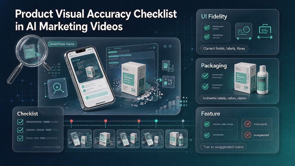 Product Visual Accuracy Checklist in AI Marketing Videos