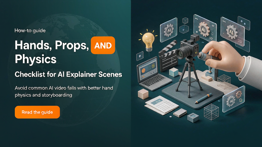 Hands, Props, and Physics Checklist for AI Explainer Scenes