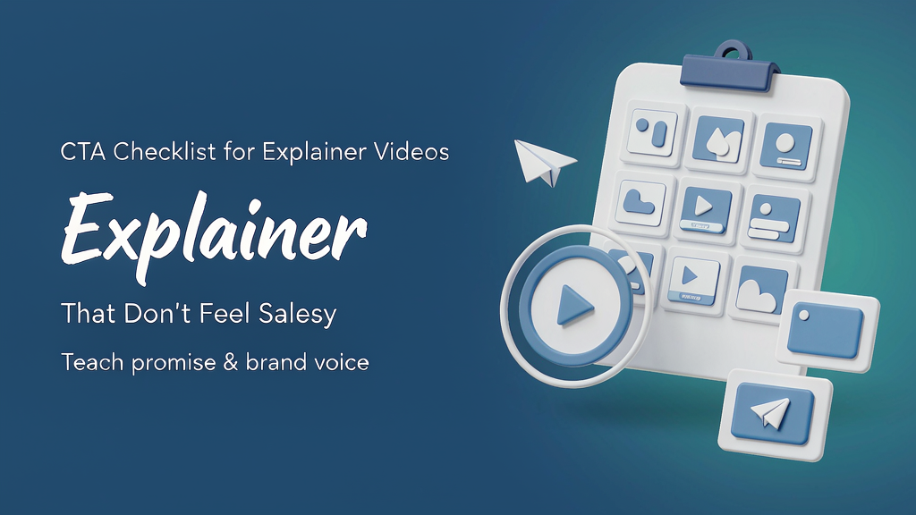 CTA Checklist for Explainer Videos That Don’t Feel Salesy