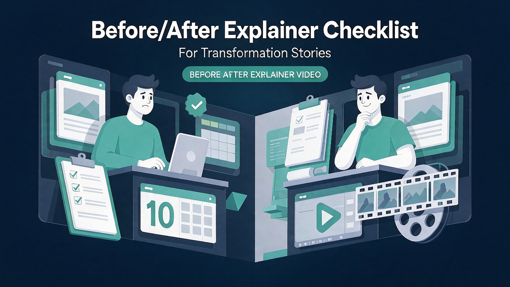 Before/After Explainer Checklist for Transformation Stories
