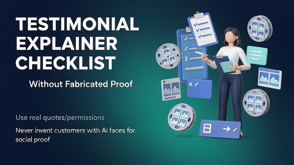 Testimonial Explainer Checklist Without Fabricated Proof