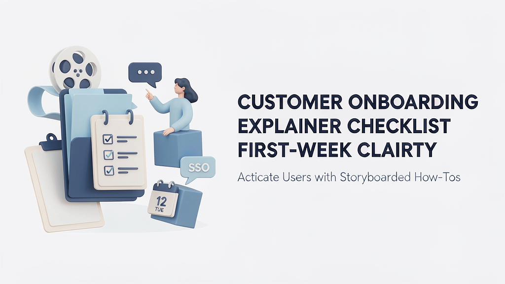 Customer Onboarding Explainer Checklist: First-Week Clarity