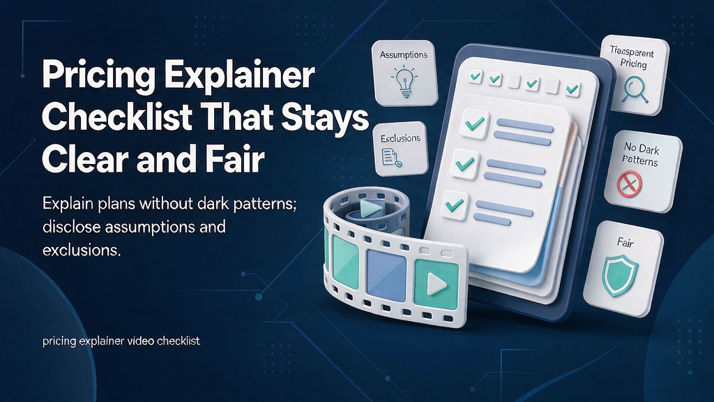 Pricing Explainer Checklist That Stays Clear and Fair