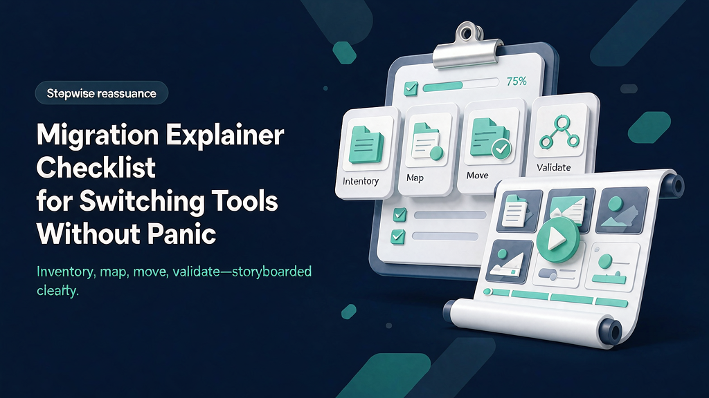 Migration Explainer Checklist for Switching Tools Without Panic