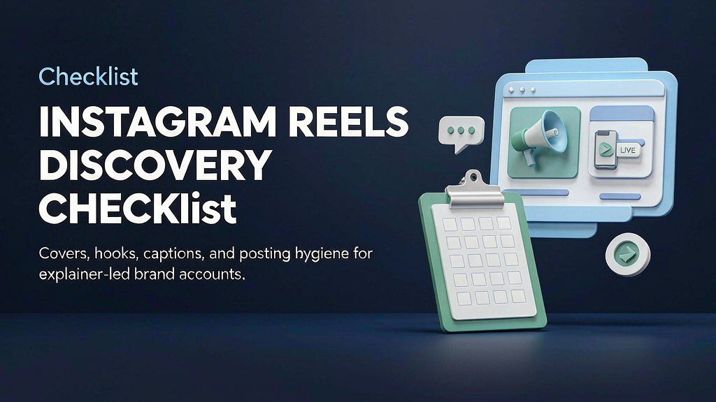 Instagram Reels Discovery Checklist for Educational Brands