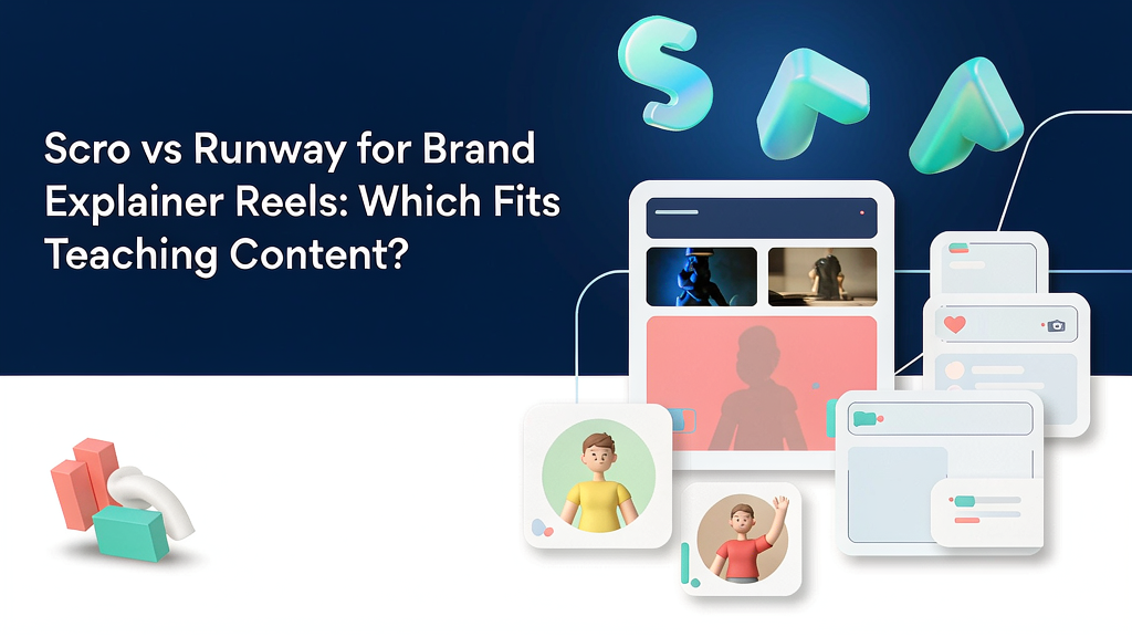 Scro vs Runway for Brand Explainer Reels: Which Fits Teaching Content?