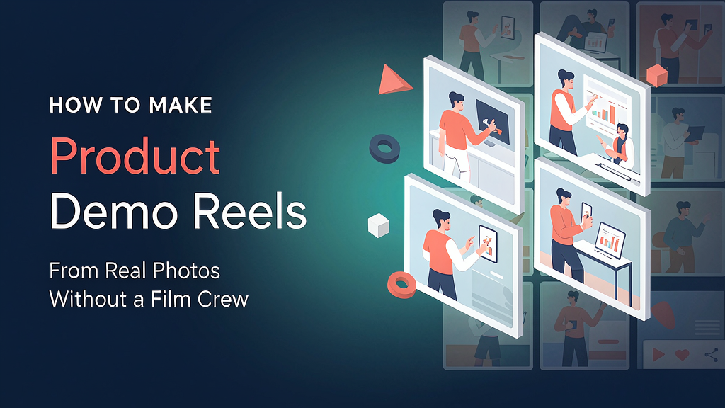 How to Make Product Demo Reels From Real Photos Without a Film Crew