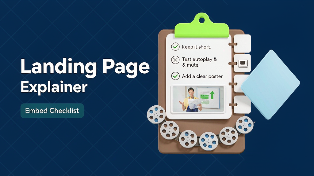 Landing Page Explainer Embed Checklist