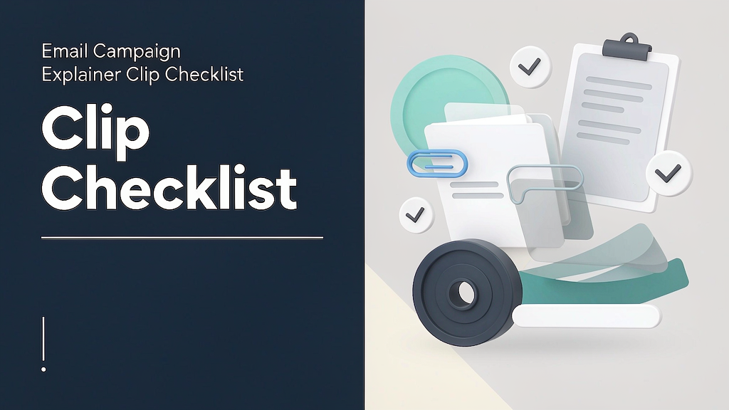 Email Campaign Explainer Clip Checklist