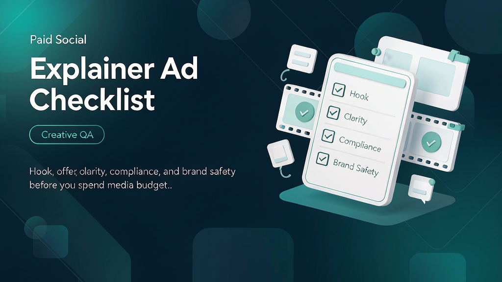 Paid Social Explainer Ad Checklist (Creative QA)