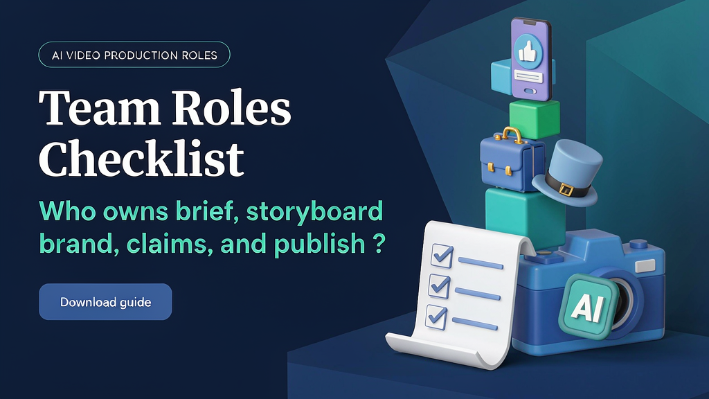 Team Roles Checklist for AI Explainer Production