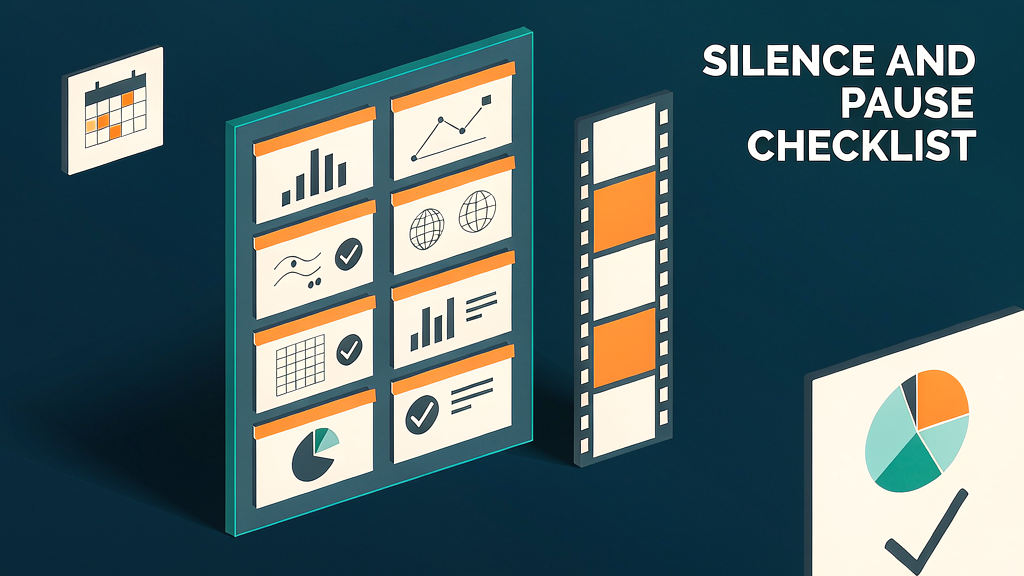 Silence and Pause Checklist: Where Explainers Need Breathing Room