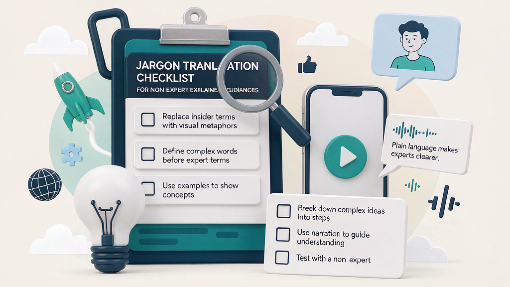 Jargon Translation Checklist for Non-Expert Explainer Audiences