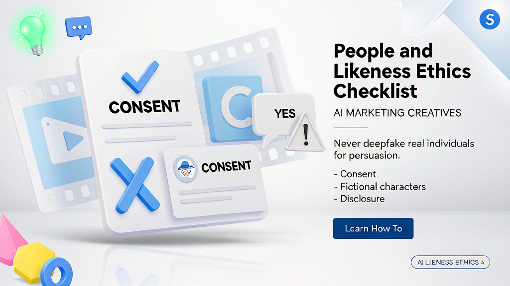 People and Likeness Ethics Checklist for AI Marketing Creatives