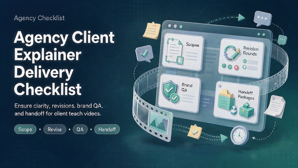 Agency Client Explainer Delivery Checklist