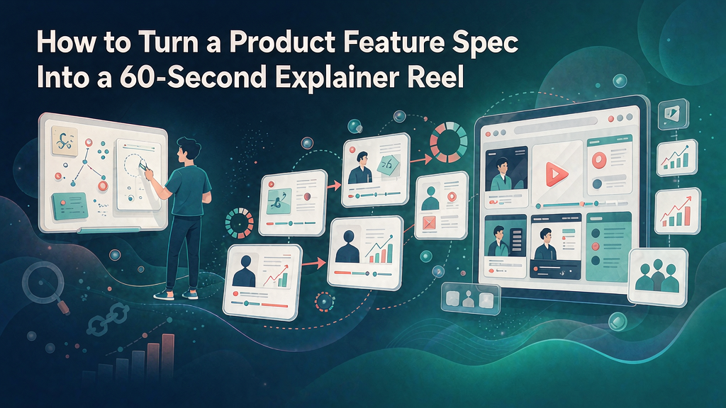 How to Turn a Product Feature Spec Into a 60-Second Explainer Reel