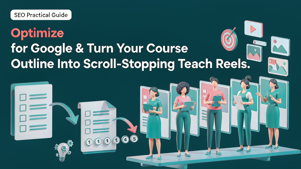 How Coaches Repurpose Course Outlines Into Scroll-Stopping Teach Reels