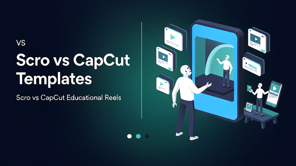 Scro vs CapCut Templates for Educational Reels