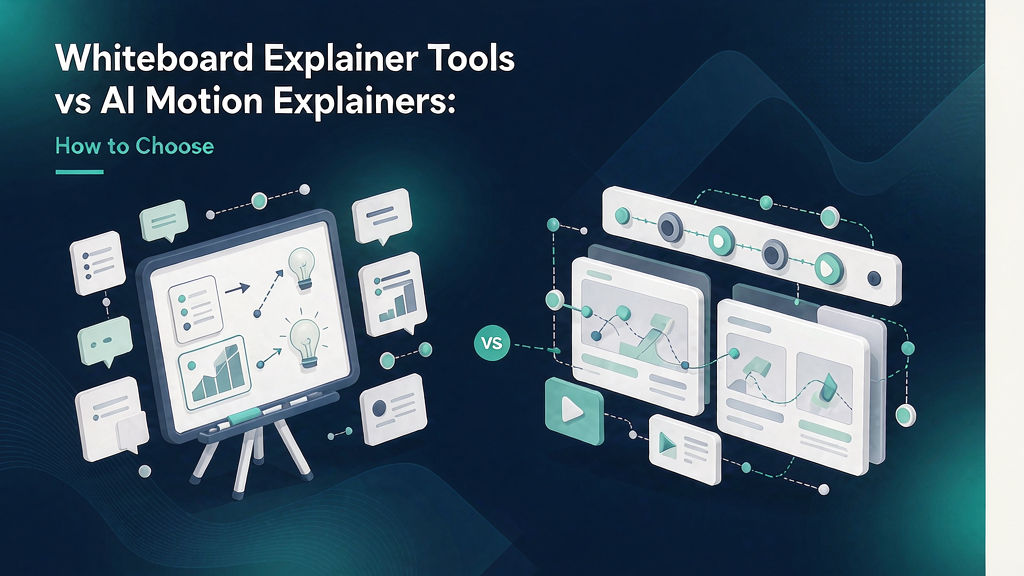 Whiteboard Explainer Tools vs AI Motion Explainers: How to Choose