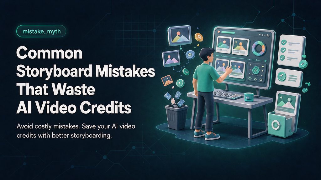 Common Storyboard Mistakes That Waste AI Video Credits