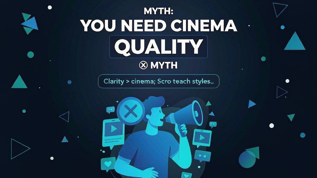 Myth: You Need Cinema Quality for Teaching Reels to Convert