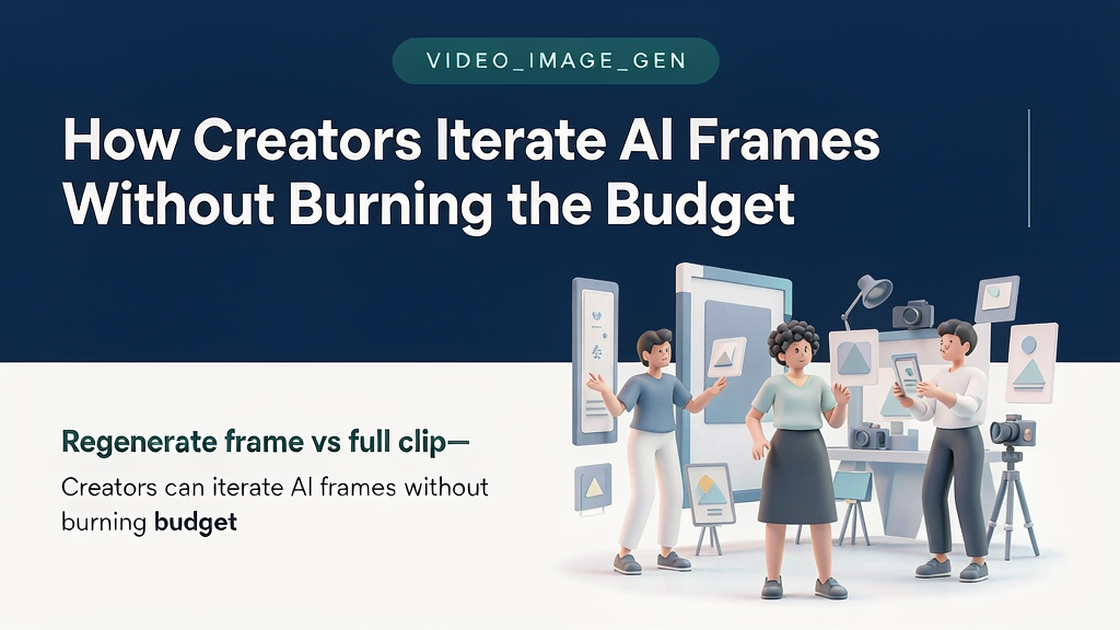 How Creators Iterate AI Frames Without Burning the Budget