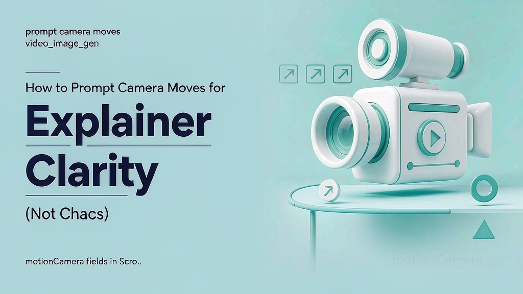 How to Prompt Camera Moves for Explainer Clarity (Not Chaos)