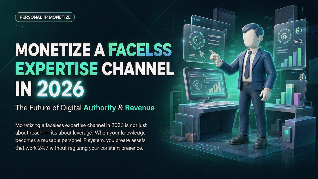 Monetizing a Faceless Expertise Channel in 2026