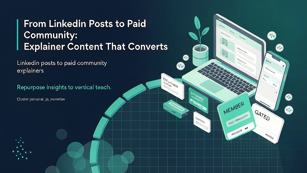 From LinkedIn Posts to Paid Community: Explainer Content That Converts