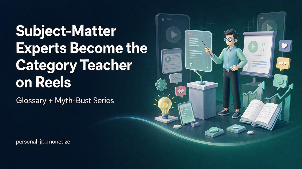 How Subject-Matter Experts Become the Category Teacher on Reels