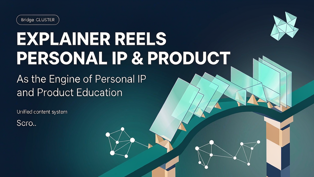 Explainer Reels as the Engine of Personal IP and Product Education