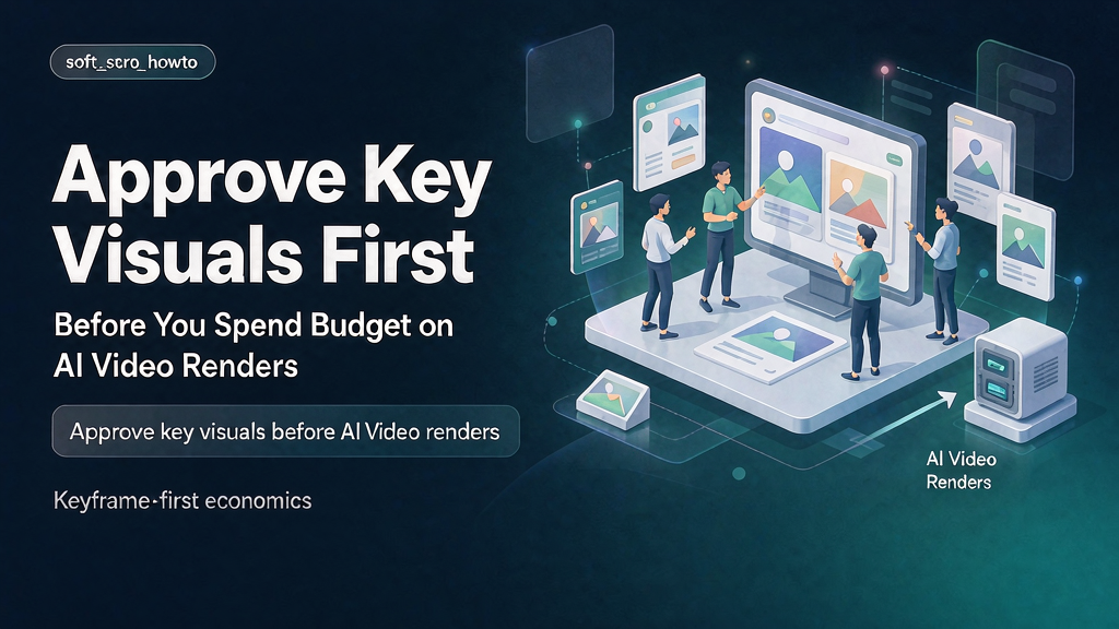How to Approve Key Visuals Before You Spend Budget on AI Video Renders