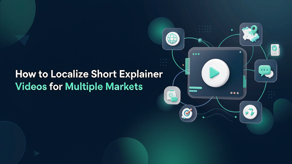 How to Localize Short Explainer Videos for Multiple Markets