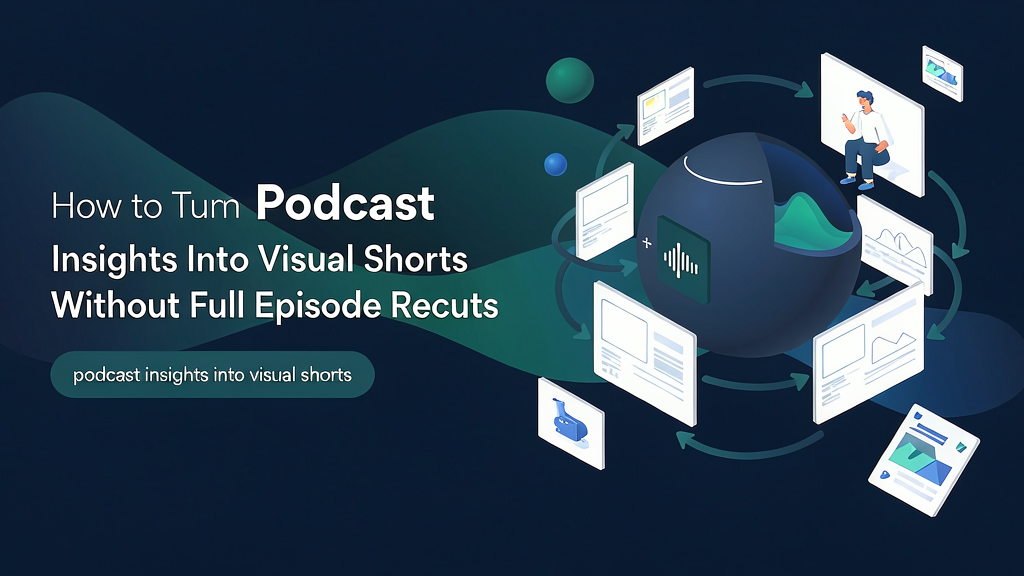 How to Turn Podcast Insights Into Visual Shorts Without Full Episode Recuts