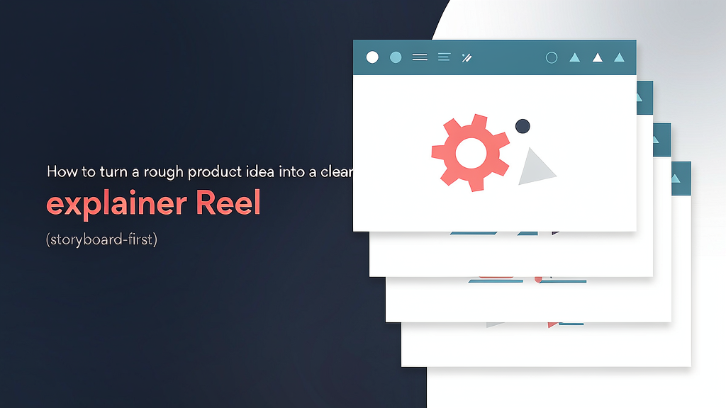 How to turn a rough product idea into a clear explainer Reel (storyboard-first)