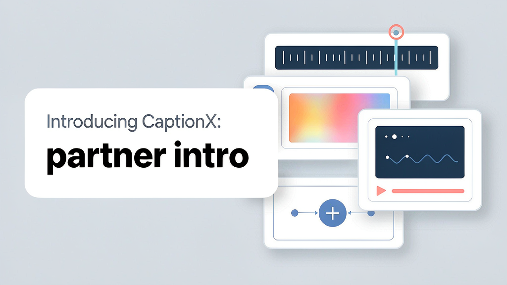 Introducing CaptionX: Auto Captions Inside Adobe Premiere Pro