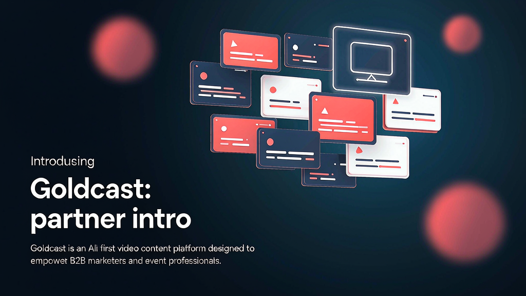 Introducing Goldcast: AI-First Video Content for B2B Webinars and Events