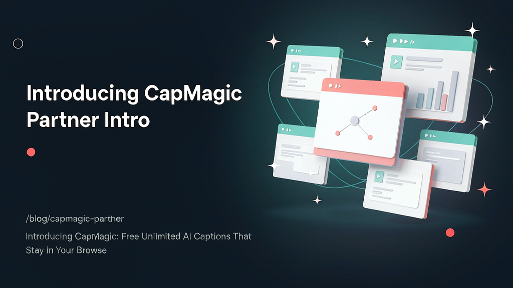 Introducing CapMagic: Free Unlimited AI Captions That Stay in Your Browser