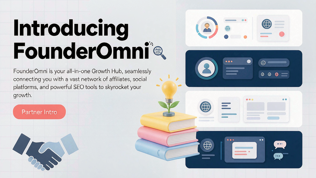 Introducing FounderOmni: Growth Hub with Affiliates, Social, and SEO Tools