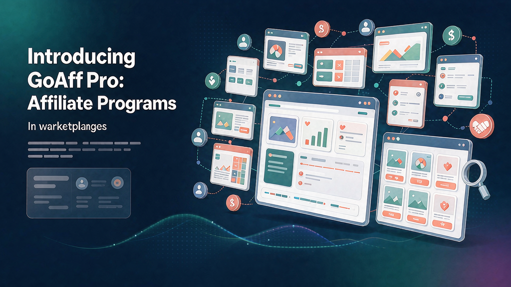 Introducing GoAffPro: Affiliate Programs Plus a Marketplace Affiliates Can Browse