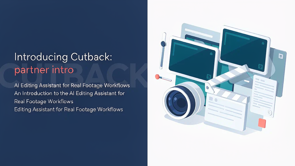 Introducing Cutback: An AI Editing Assistant for Real Footage Workflows