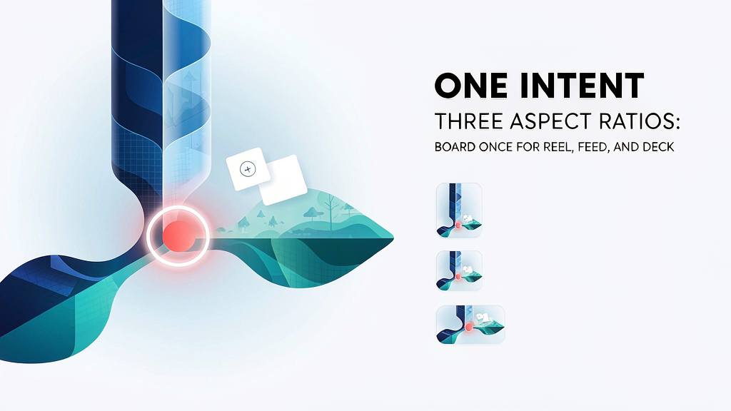 One Intent, Three Aspect Ratios: Board Once for Reel, Feed, and Deck
