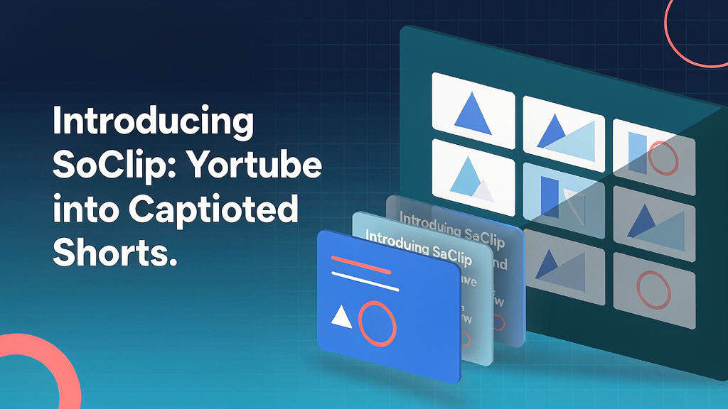 Introducing SoClip: YouTube and Twitch Links Into Captioned Shorts