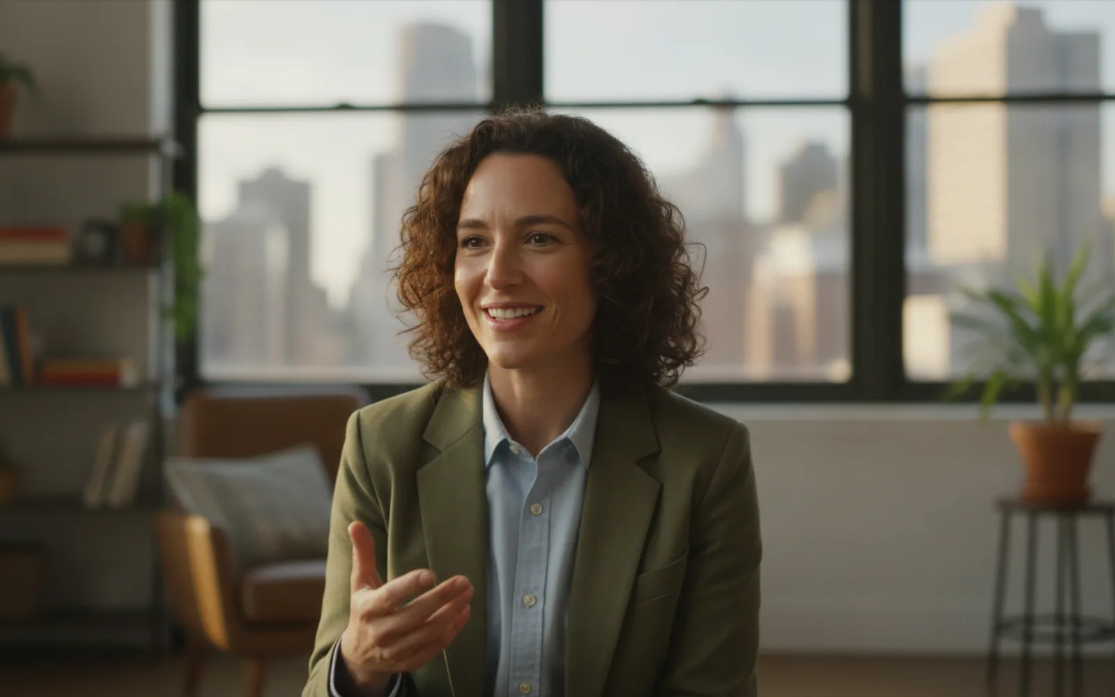 Talking-Head Captions in Two Languages