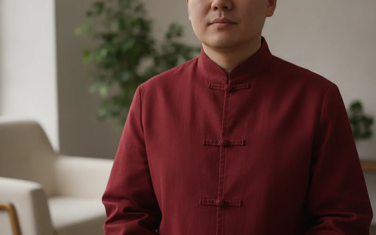 同一套唐裝着一個星期