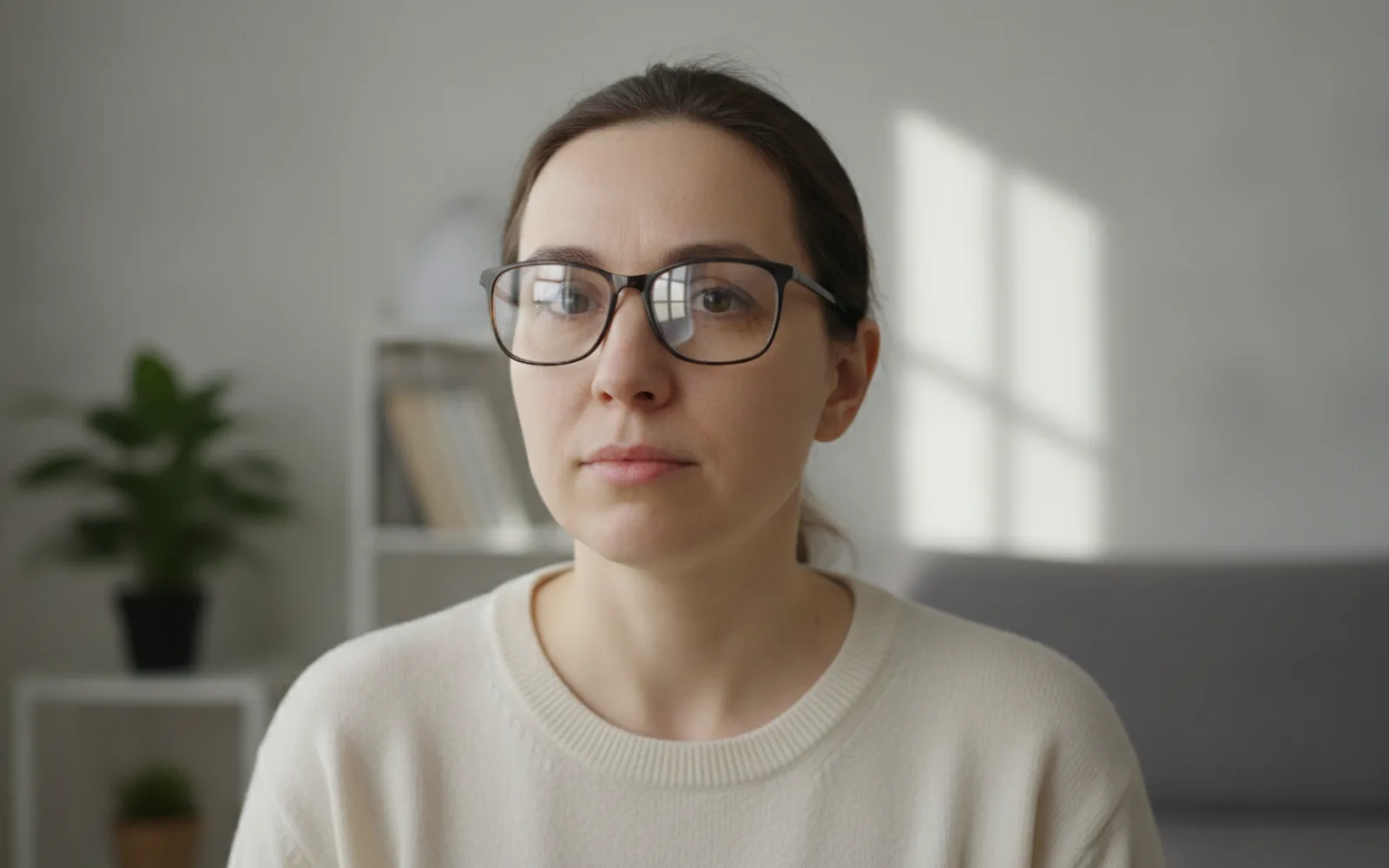 Glasses Without a Fake Reflection
